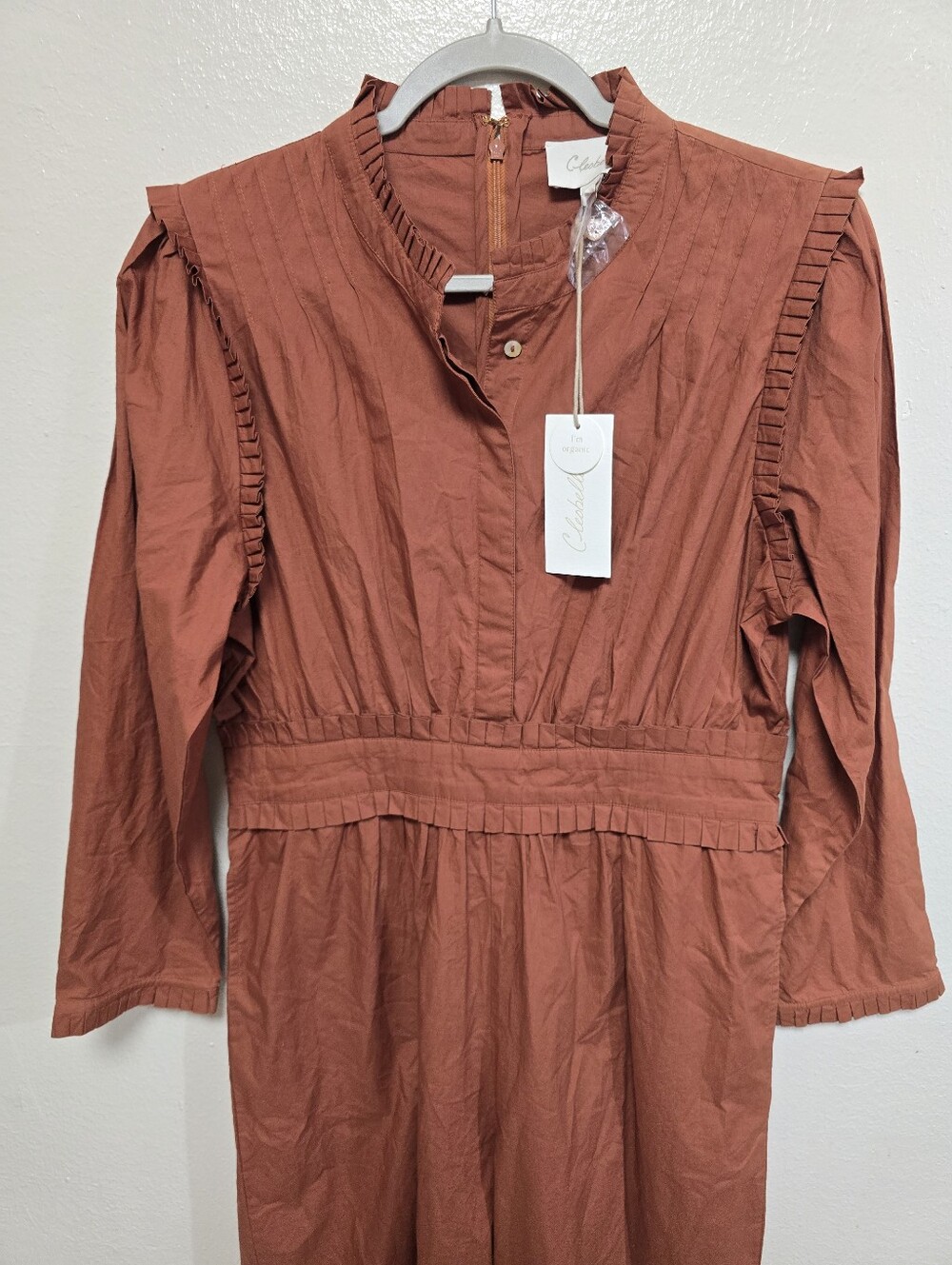 Cleobella Aidan Jumpsuit Sienna NWT Size Large - Picture 3 of 5
